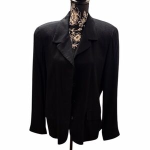 Express size 13 /14 classic black blazer 4 button front